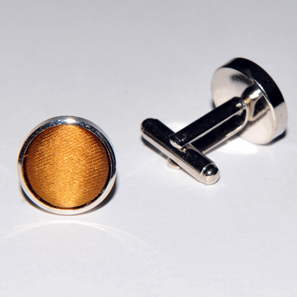 Cravate 100% soie Ocre