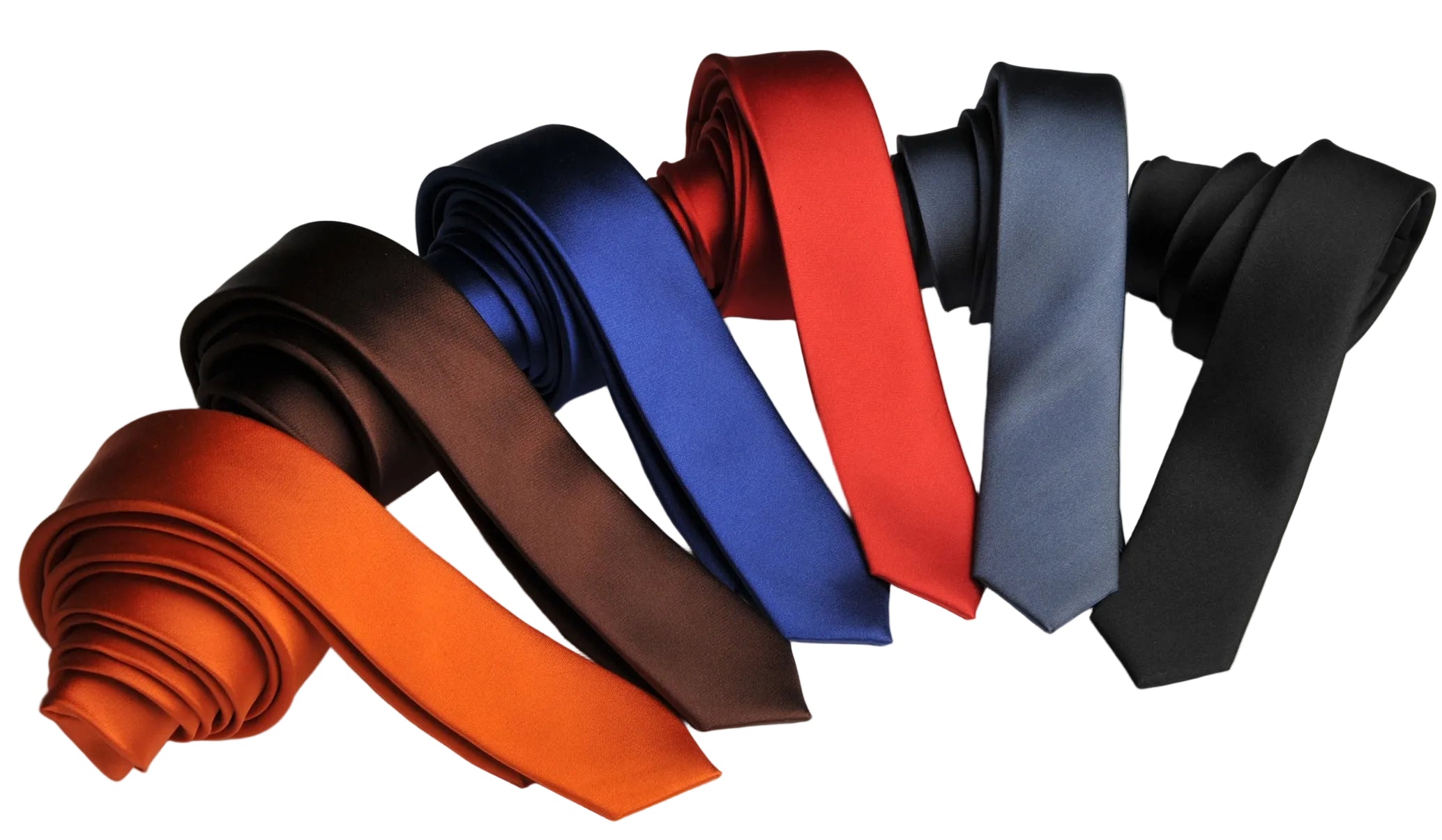 Cravate 100% soie Rouge Slim