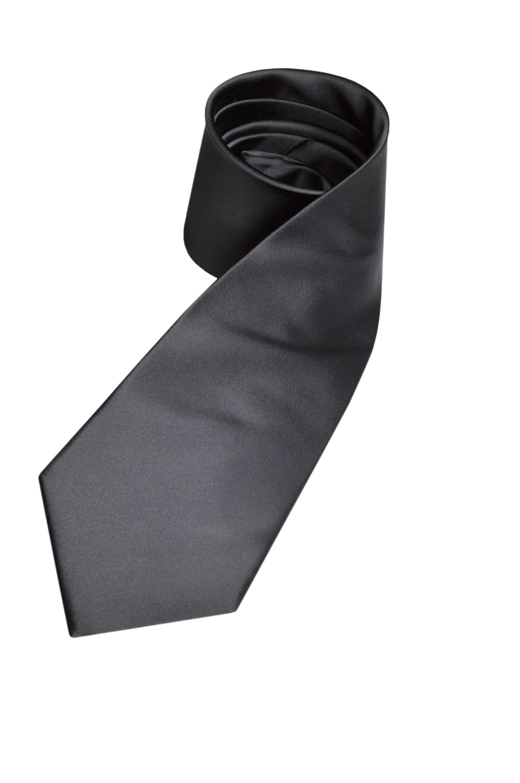 Cravate 100% soie Gris Foncé