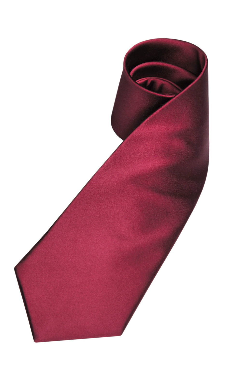 Cravate 100% soie Rouge Grenat