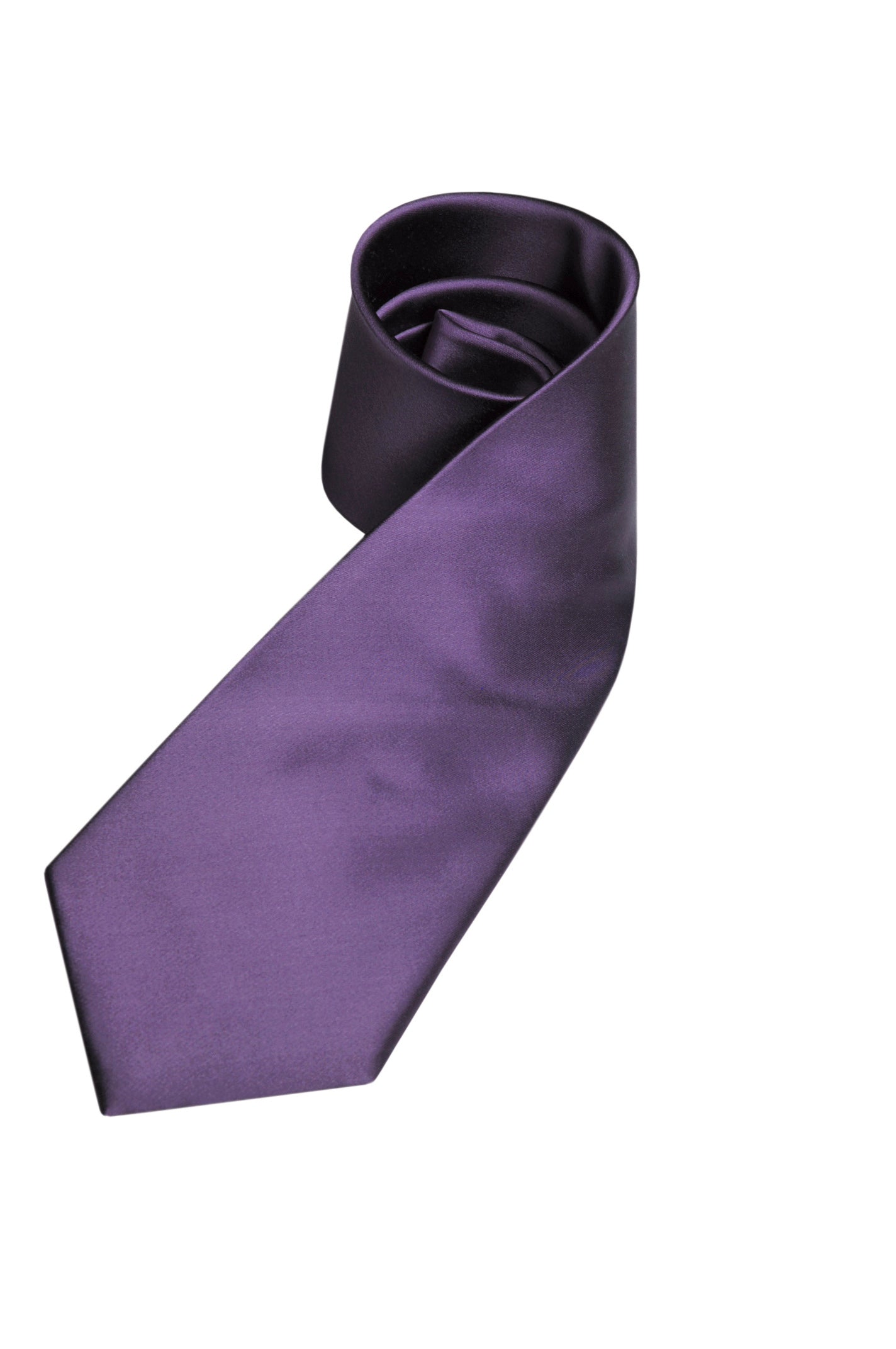 Cravate 100% soie Violet