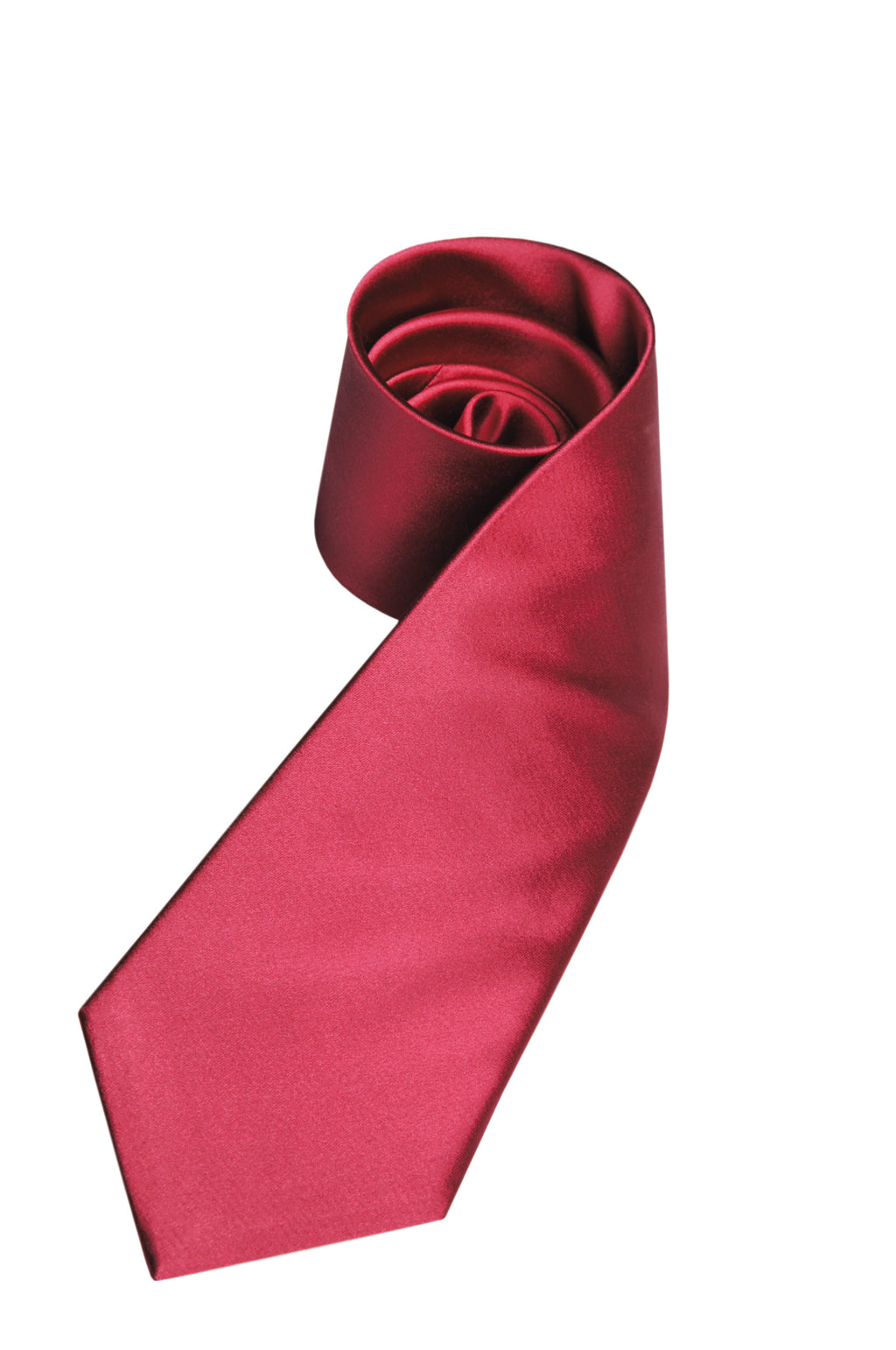 Cravate 100% soie Framboise